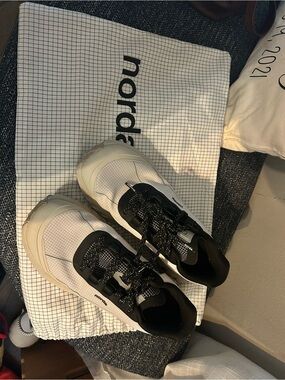 Norda Gray and Black Training/Running Sneakers